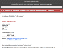 Tablet Screenshot of ferienhaus-alpbach.com